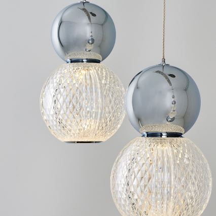 LED-Pendelleuchte an Kabel CREMONA LED/27W/230V 3000K mattchrom