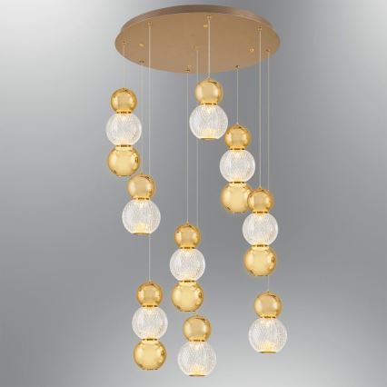 LED-Pendelleuchte an Kabel CREMONA LED/51W/230V 3000K gold