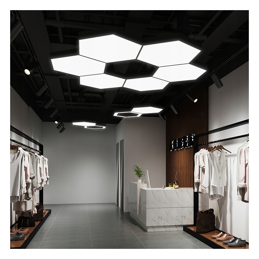 LED-Pendelleuchte an Kabel LED/20W/230V schwarz