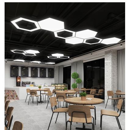 LED-Pendelleuchte an Kabel LED/20W/230V schwarz