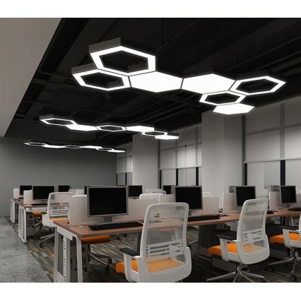 LED-Pendelleuchte an Kabel LED/20W/230V schwarz