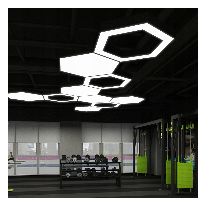 LED-Pendelleuchte an Kabel LED/20W/230V schwarz