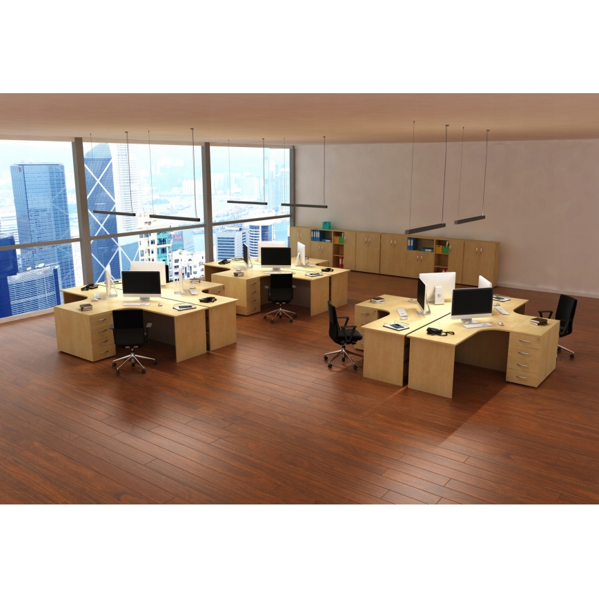 LED-Pendelleuchte an Kabel LED/44W/230V 3000K 120 cm schwarz