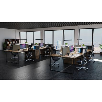 LED-Pendelleuchte an Kabel LED/44W/230V 3000K 120 cm schwarz