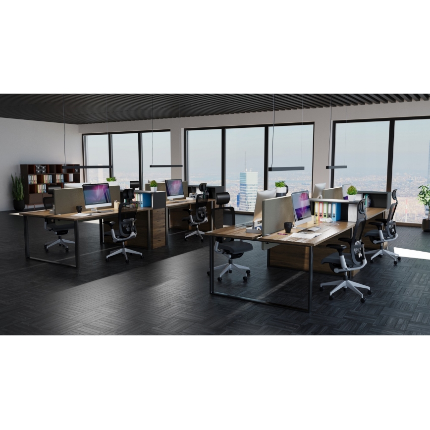 LED-Pendelleuchte an Kabel LED/44W/230V 3000K 120 cm schwarz