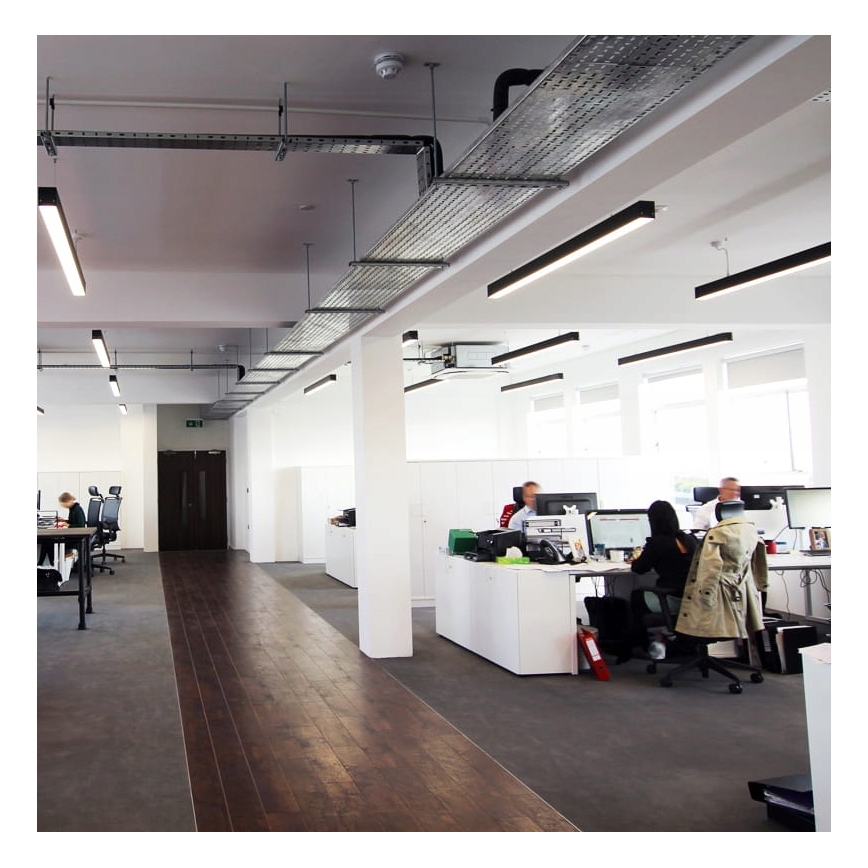 LED-Pendelleuchte an Kabel LED/44W/230V 3000K 120 cm schwarz