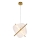 LED-Pendelleuchte an Kabel RELAX LED/15W/230V gold/weiß