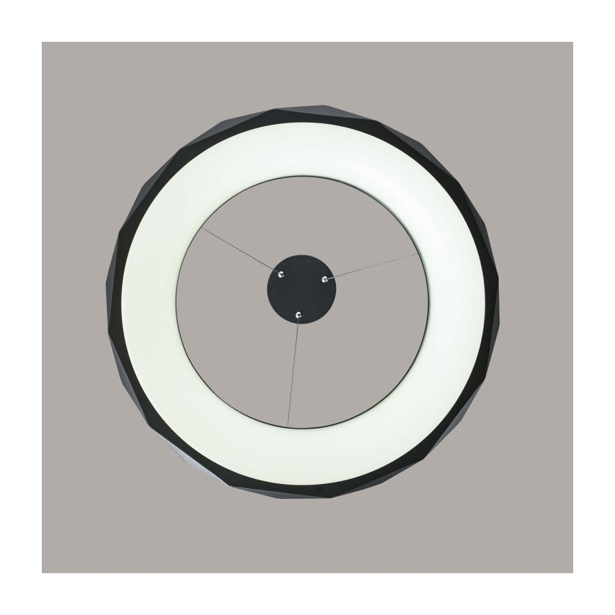 LED-Pendelleuchte an Kabel REUS LED/36W/230V 4000K Ø 61 cm schwarz