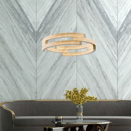 LED-Pendelleuchte an Kabel TARJA LED/36W/230V 3000/4000/6000K Ø 60 cm goldfarben