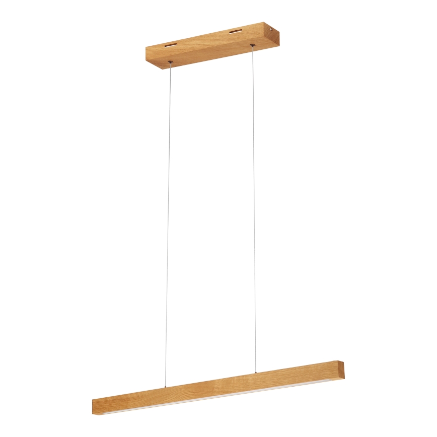 LED-Pendelleuchte an Kabel VERDE, 18 W, 230 V, 3000 K, 76 cm, Eiche