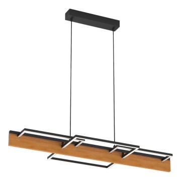LED-Pendelleuchte an Seil LARYSA LED/35W/230V Kiefer