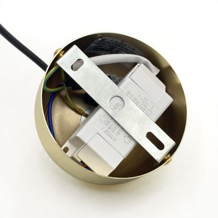 LED-Pendelleuchte an Stahlseil BONNIE LED/10W/230V 3000K goldfarben