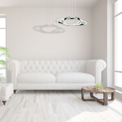 LED-Pendelleuchte an Stahlseil COPERNICUS LED/46W/230V