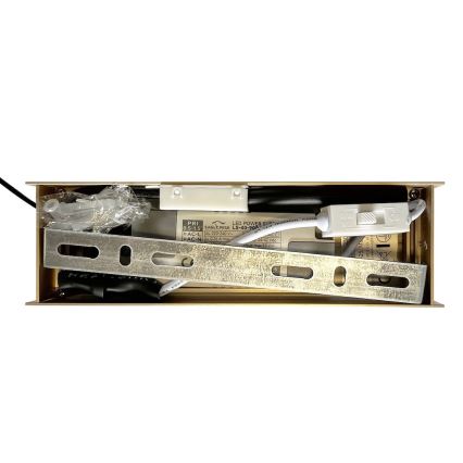 LED-Pendelleuchte an Stahlseil LINEA LED/36W/230V 3000/4000/5700K CRI 90 goldfarben