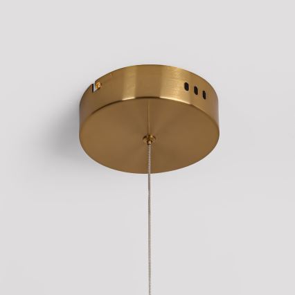 LED-Pendelleuchte an Stahlseil MELECA LED/24W/230V 3000/4000/6000K 100 cm goldfarben