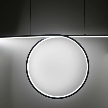 LED-Pendelleuchte an Stahlseil ODETTA LED/42W/230V 4000K schwarz