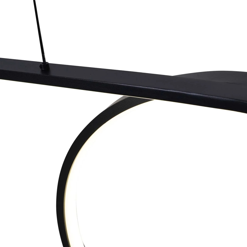 LED-Pendelleuchte an Stahlseil ODETTA LED/42W/230V 4000K schwarz