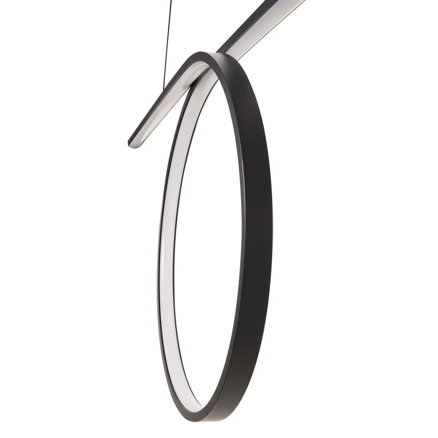 LED-Pendelleuchte an Stahlseil ODETTA LED/42W/230V 4000K schwarz