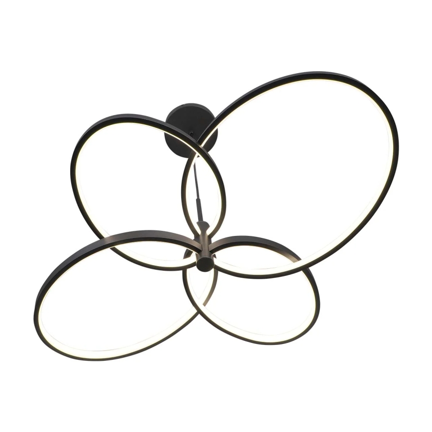 LED Pendelleuchte an Stahlseil RIBBON LED/37W/230V 4000K schwarz