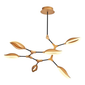 LED-Pendelleuchte ASTI mit Stange 6xLED/7W/230V 3000K goldfarben