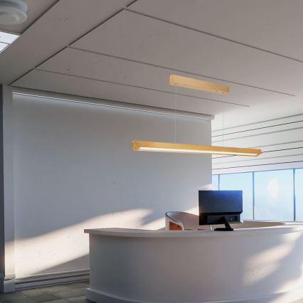 LED Kronleuchter an Kabel LED/36W/230V 3000/4000/6400K gold