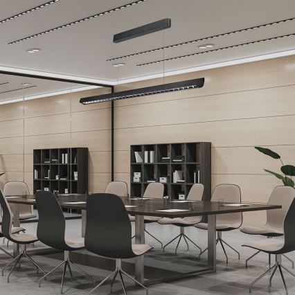 LED Kronleuchter an Kabel LED/36W/230V 3000/4000/6400K schwarz