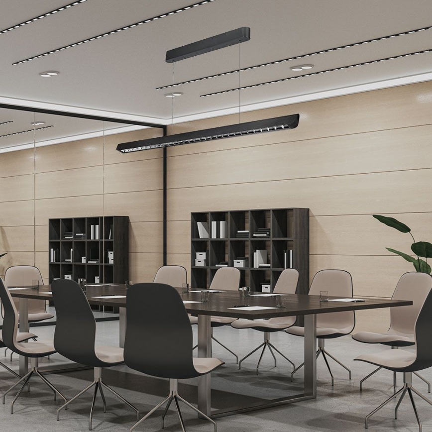 LED Kronleuchter an Kabel LED/36W/230V 3000/4000/6400K schwarz