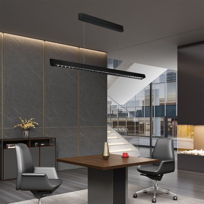 LED Kronleuchter an Kabel LED/36W/230V 3000/4000/6400K schwarz