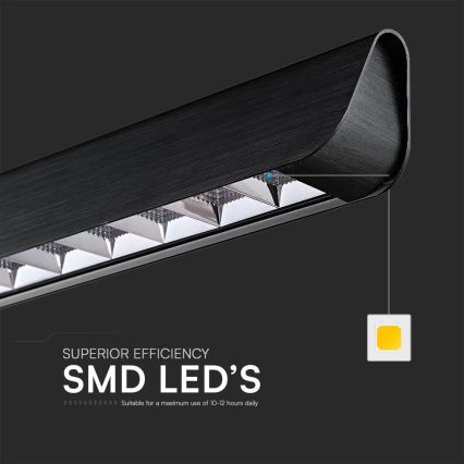 LED Kronleuchter an Kabel LED/36W/230V 3000/4000/6400K schwarz