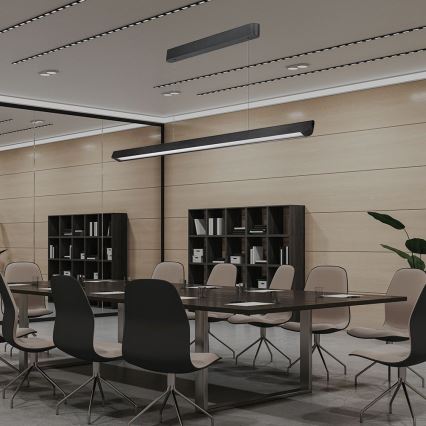 LED Kronleuchter an Kabel LED/36W/230V 3000/4000/6400K schwarz