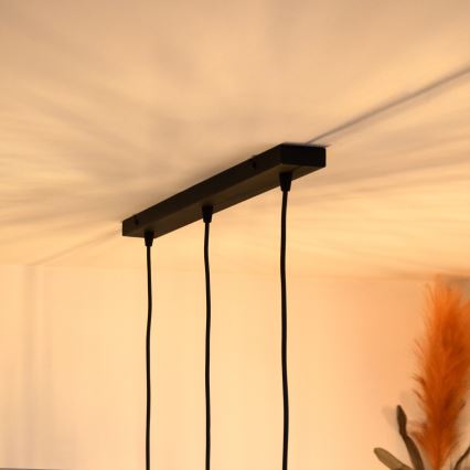 LED Kronleuchter an Kabel MERCURE 3xE27/15W/230V