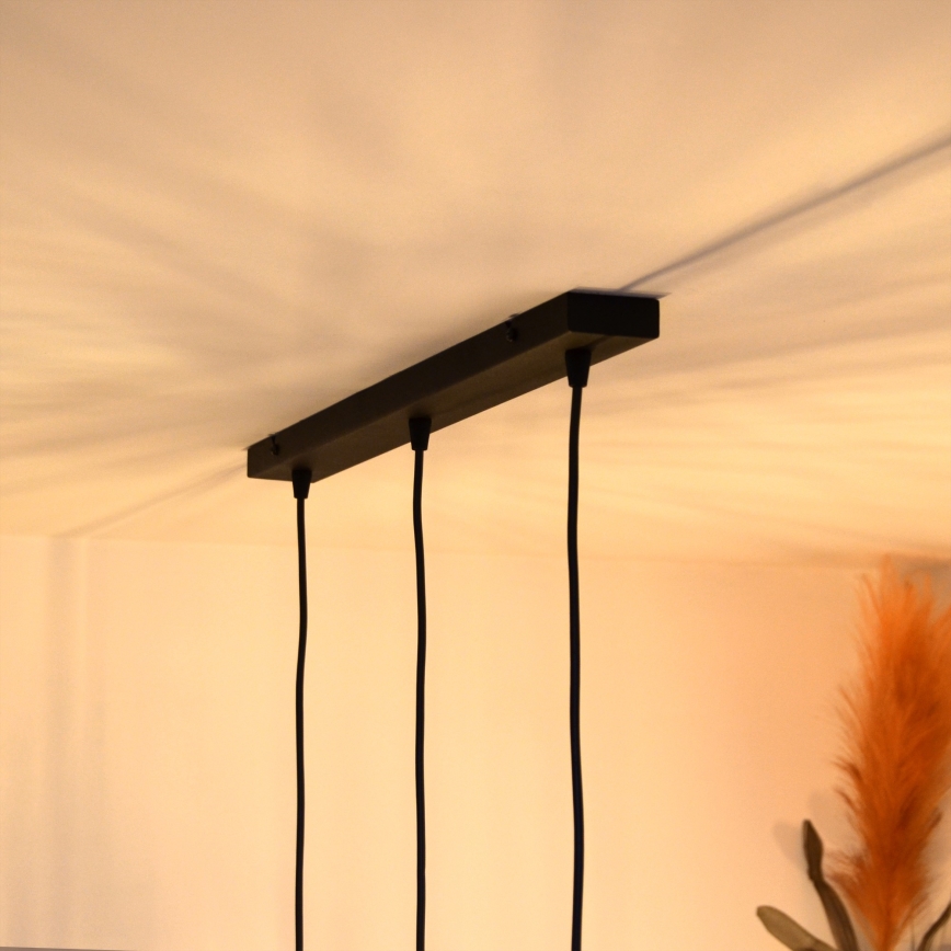 LED Kronleuchter an Kabel MERCURE 3xE27/15W/230V