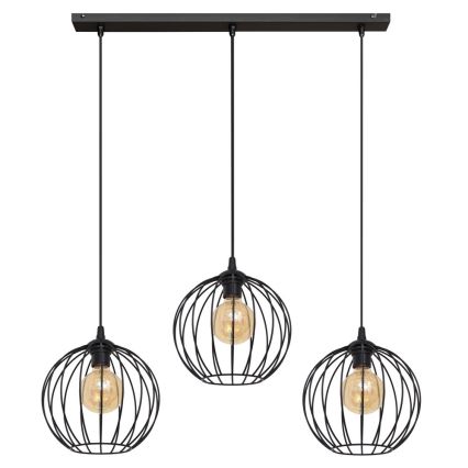 LED Kronleuchter an Kabel MERCURE 3xE27/15W/230V