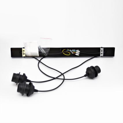 LED Kronleuchter an Kabel MERCURE 3xE27/15W/230V