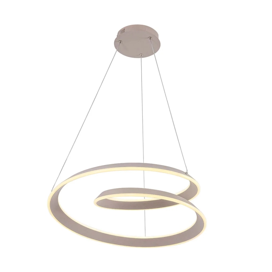 LED-Pendelleuchte mit Kabelaufhängung CASHMERE LED/75W/230V Ø 60 cm beige