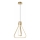 LED-Pendelleuchte mit Kabelaufhängung ZING LED/19W/230V, goldfarben