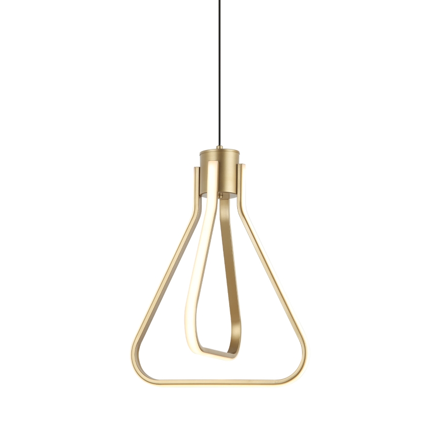 LED-Pendelleuchte mit Kabelaufhängung ZING LED/19W/230V, goldfarben