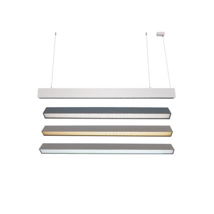 LED-Pendelleuchte mit Seilaufhängung LED/55W/230V 3000/4000/6500K 120 cm weiß