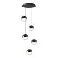 LED-Pendelleuchte mit Seilaufhängung ZIREA LED/30W/230V schwarz
