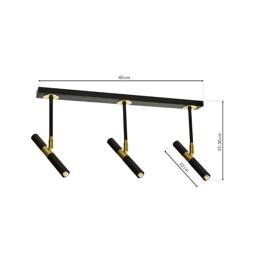 LED-Pendelleuchte MONZA 5xG9/7W/230V
