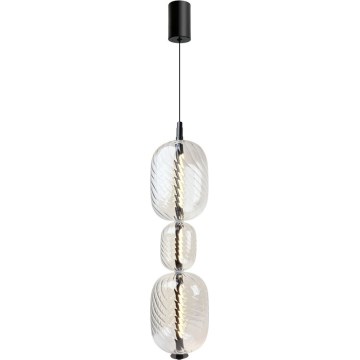 LED-Pendelleuchte PLAYA LED/12W/230V schwarz