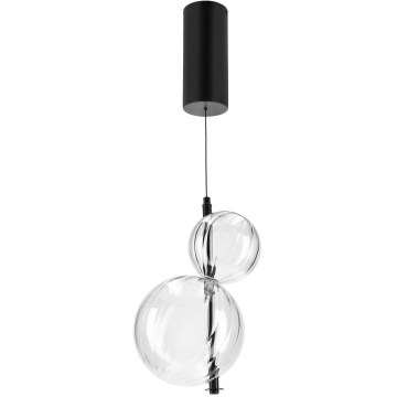 LED-Pendelleuchte PLAYA, mit Kabel, LED/10W/230V, schwarz