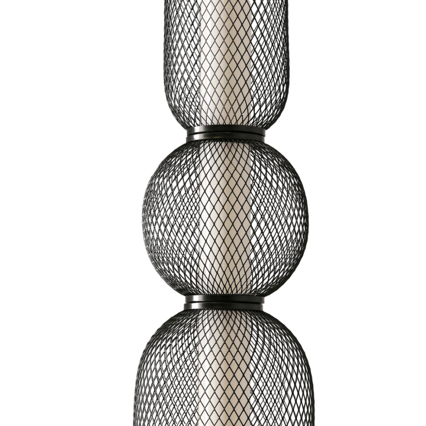 LED-Pendelleuchte PUMA an Kabel, LED/15W/230V, Ø 14 cm, schwarz