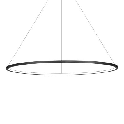 LED Kronleuchter an Kabel SATURNO LED/57W/230V Ø 100 cm IP44 Anthrazit