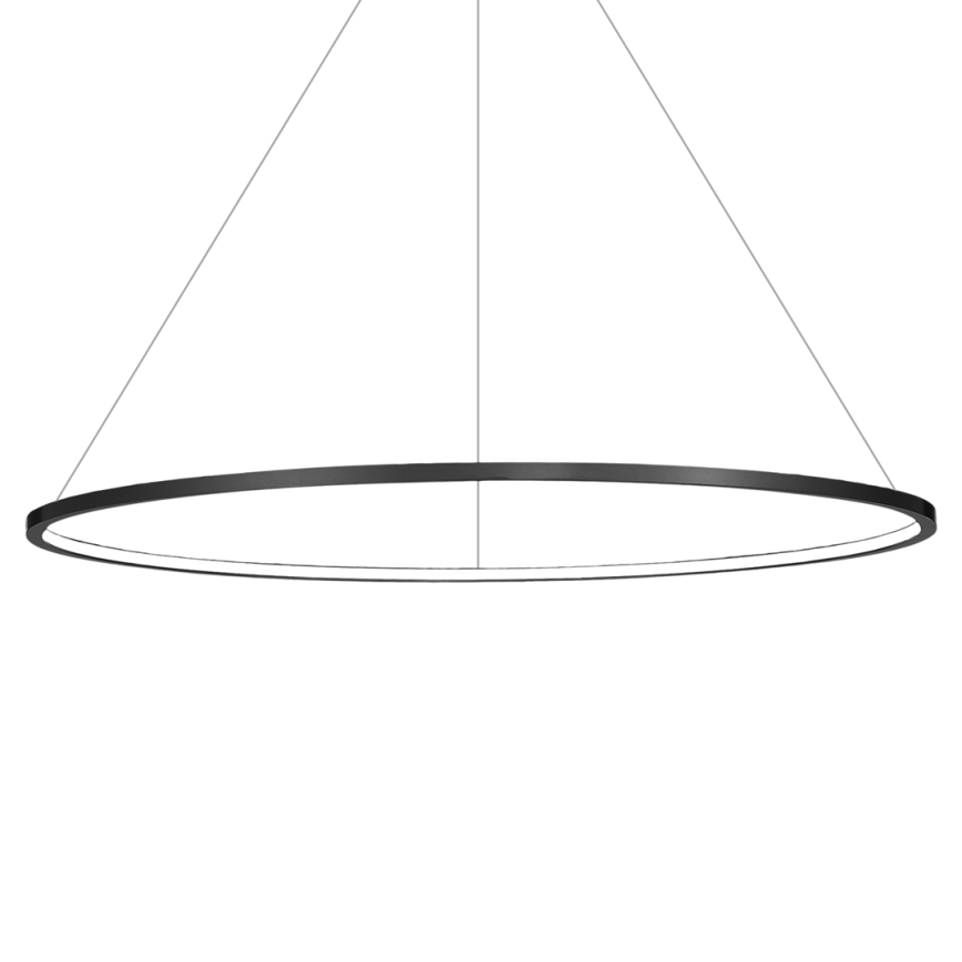 LED Kronleuchter an Kabel SATURNO LED/65W/230V Ø 120 cm IP44 Anthrazit