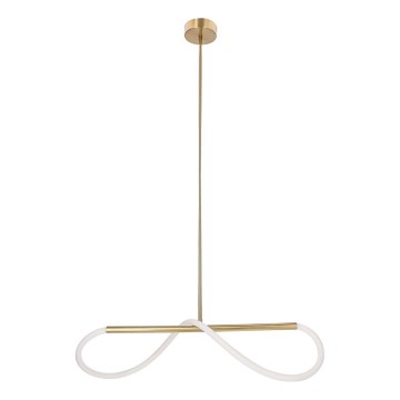 LED-Pendelleuchte SUPREME mit Drahtseilaufhängung LED/18W/230V 80 cm Gold