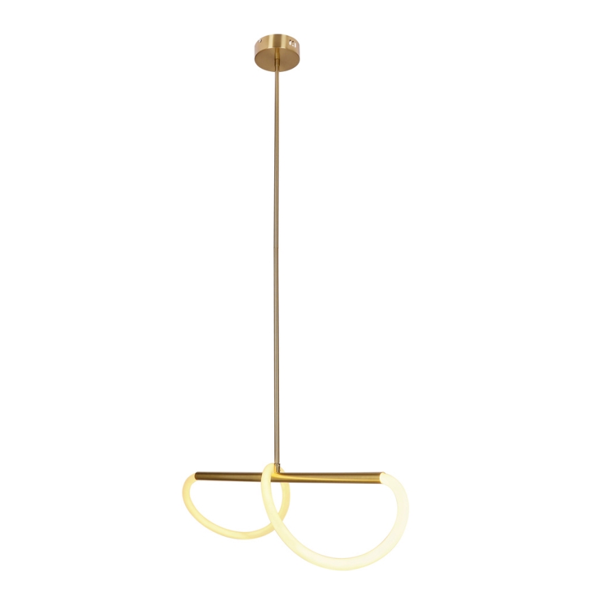 LED-Pendelleuchte SUPREME mit Drahtseilaufhängung LED/18W/230V 80 cm Gold