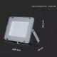 LED Reflektor SAMSUNG CHIP LED/200W/230V 6400K IP65 grau