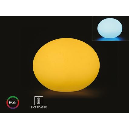 LED RGB dimmbare Außenleuchte LED/1W/5V 1000 mAh 20 cm IP67 + Fernbedienung