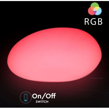 LED RGB dimmbare Außenleuchte LED/1W/5V 28 cm IP67 1000 mAh + Fernbedienung